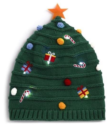 KIMBALL-MISSING-GREEN LIGHT UP CHRISTMAS TREE HAT, GRADE MISSING, WK MISSING, € MISSING.jpg